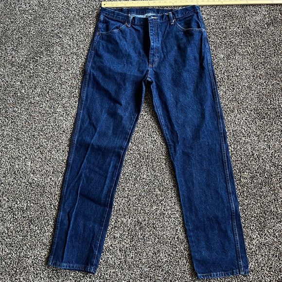 Rustler Blue Straight Jeans Classic Denim - Picture 1 of 6